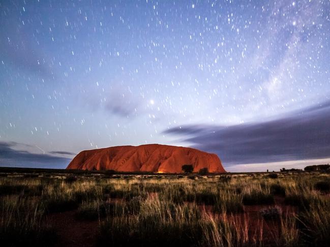 Uluru is a major drawcard for international tourists. 