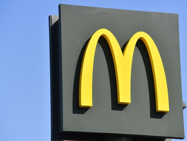 A McDonalds restaurant at Ballan, west of Melbourne has been added to Victoria’s list of exposure sites. Picture: AFP