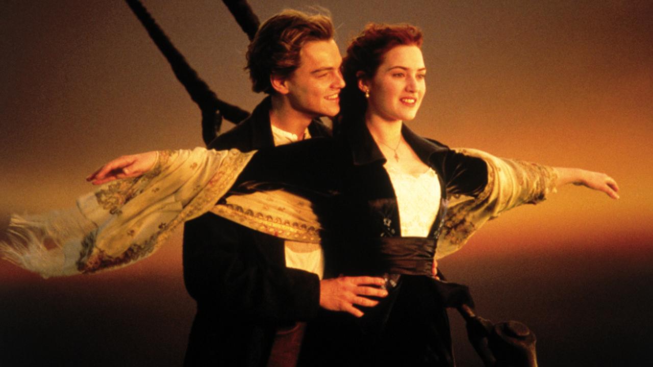 Kate Winslet and Leonardo DiCaprio iconic scene in the blockbuster film Titanic inspired Mark Knight’s navy cartoon. Picture: AP Photo/Paramount Pictures