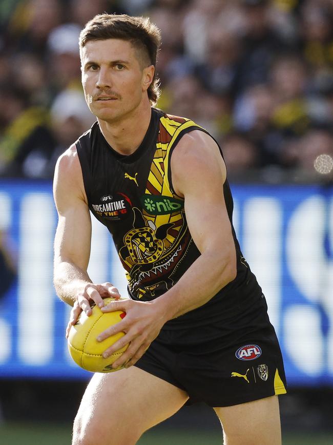 Richmond’s Liam Baker will head to West Coast. Picture: Michael Klein