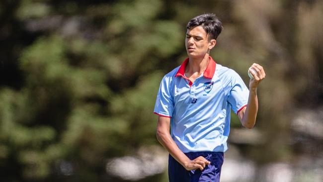 Ryan Gupta is one of the most promising spinners coming through at Parramatta. Picture: Linda Higginson / Cricket Australia.