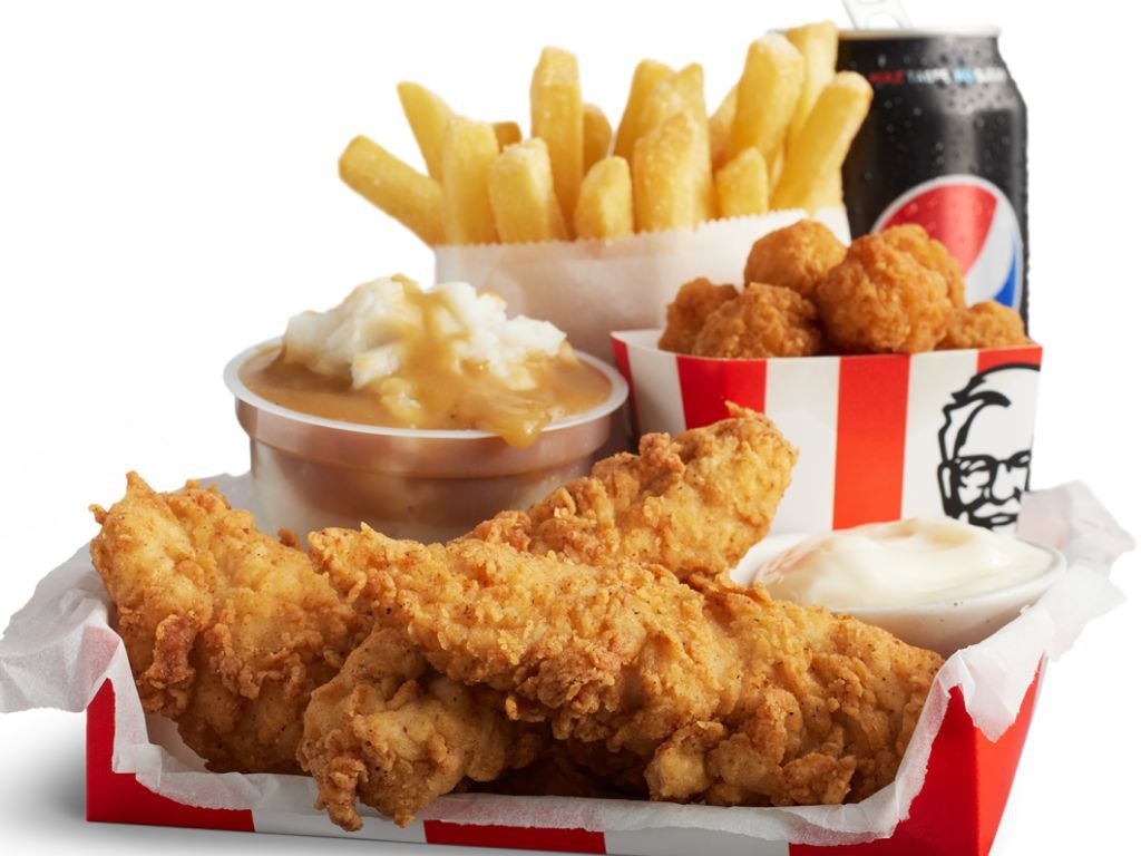 This meal could be deceptive – but don’t be fooled it’s full of calories. Picture: KFC