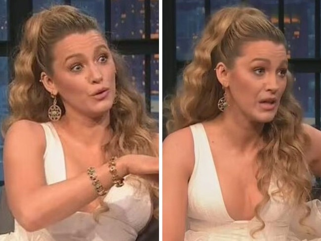 Blake Lively opened up in an interview with Seth Meyers. Picture: NBC