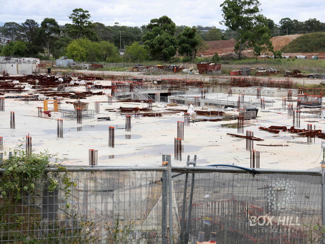 The Box Hill abandoned town centre. Picture: Damian Shaw