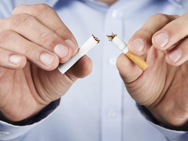 Smoking can lead to health issues including clogging your arteries.