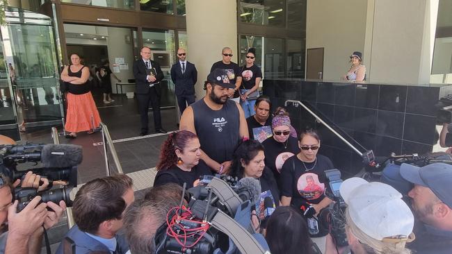 Mechelle Turvey spoke outside court on Friday: "It doesn't feel much different from the other time."