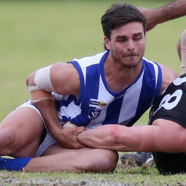 Matthew Neagle returned from injury for Balranald on Saturday. Picture Yuri Kouzmin