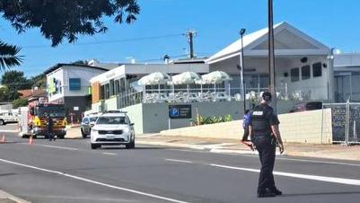 Police are trying to get a man off the roof at Christies Beach Hotel . Picture: Supplied