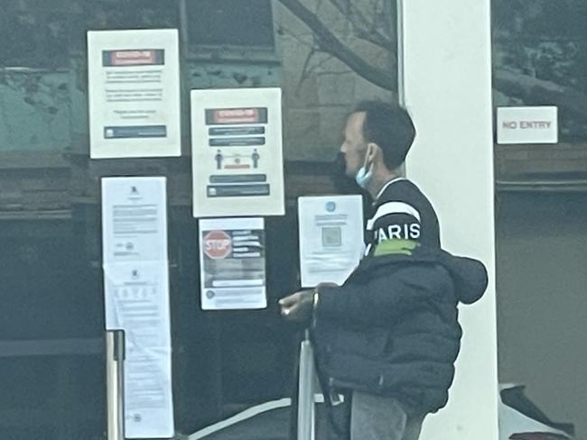 Adam Michael O'Callaghan, 38, arriving at Wyong Local Court for an earlier appearance. Picture: Supplied