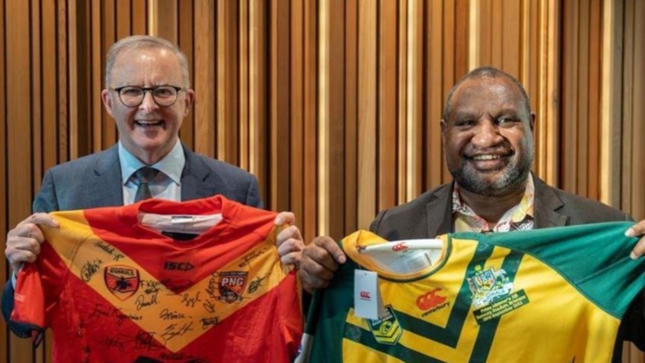 PNG’s expansion bid boasts heavyweight support in (L-R) Australian Prime Minister Anthony Albanese and PNG Prime Minister James Marape. Picture: PMO