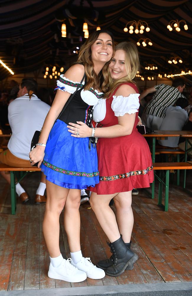 Brisbane Oktoberfest Best Dressed 2022: Tayla Schalm and Kristi Lasker. Runner up.