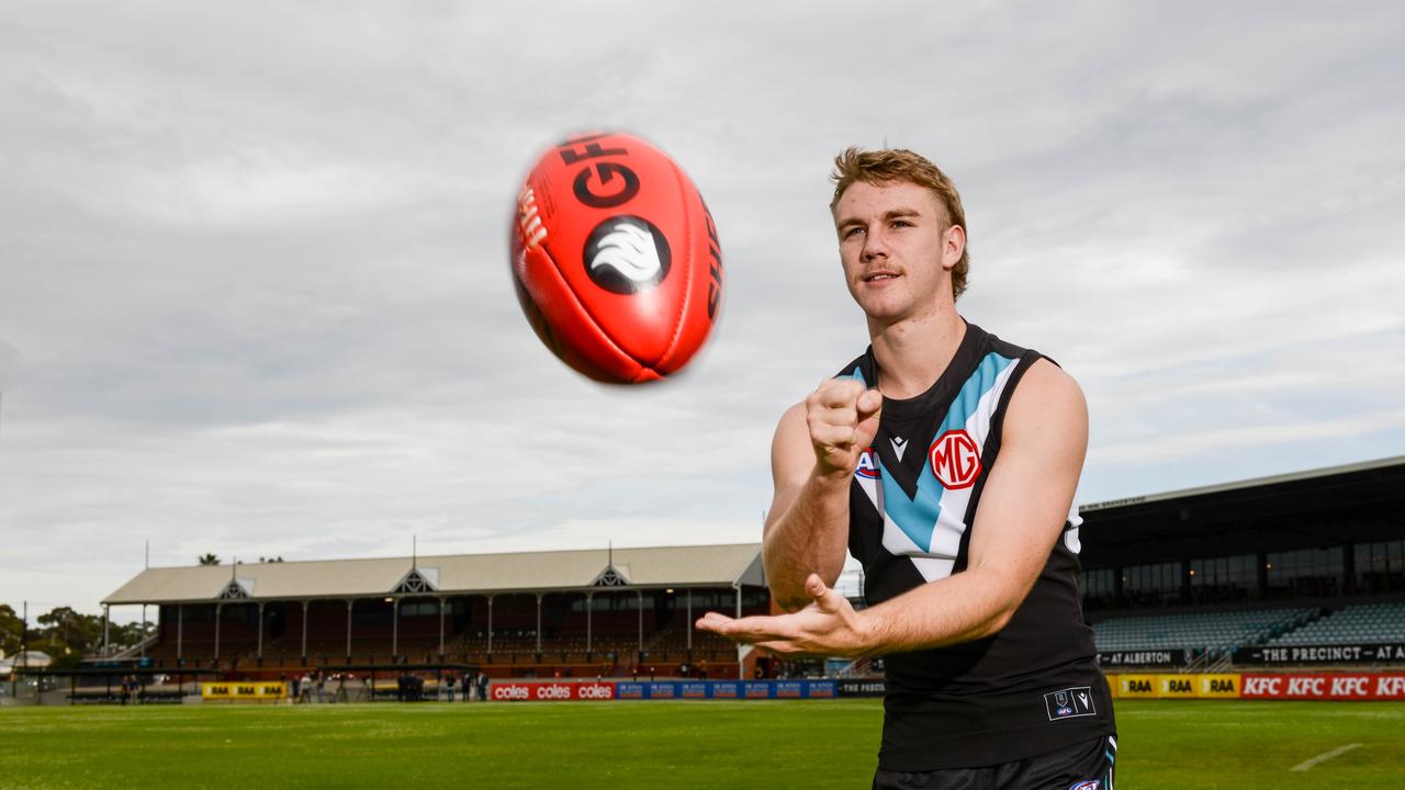 Jason Horne-Francis was traded to Port Adelaide after just one year at the Roos. Picture: Brenton Edwards