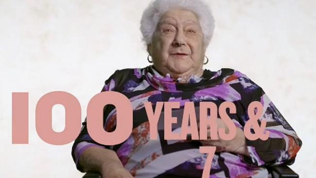 Anne Bernstein, 100, Melbourne. Picture: ABC