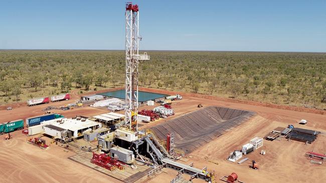 Kyalla 117, 600km south-east of Darwin, between Daly Waters and Elliott, is the first of two new Origin Energy appraisal wells to be drilled and fracture stimulated to help determine the potential of the resource in the Beetaloo Basin. SUPPLIED