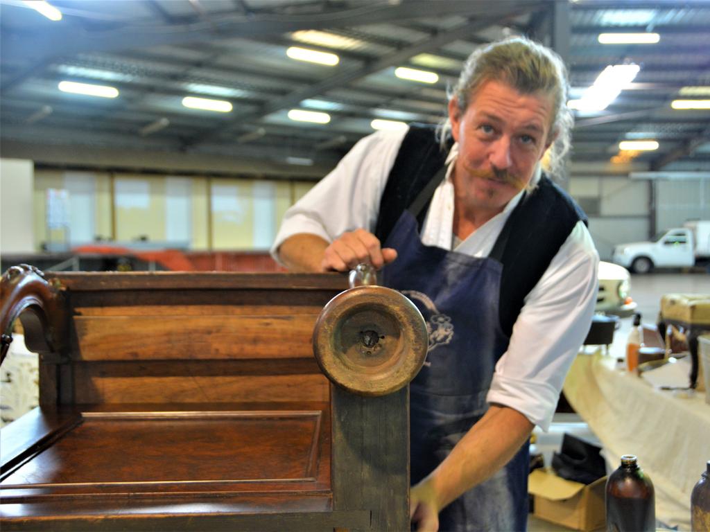 Enjoying the 2023 Toowoomba Antique Collectable Fair and Car Show is Harold Wesselink. Picture: Rhylea Millar