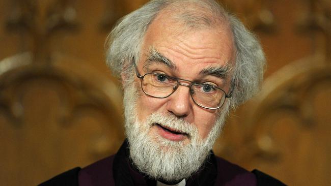 The former Archbishop of Canterbury Dr Rowan Williams