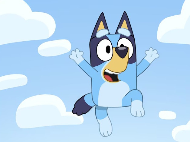 A still of Bluey.