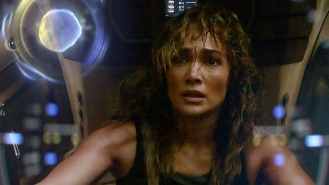 J Lo’s Netflix sci fi flick Atlas got terrible reviews, but so far has been a hit for the streamer. Picture: Ana Carballosa/Netflix