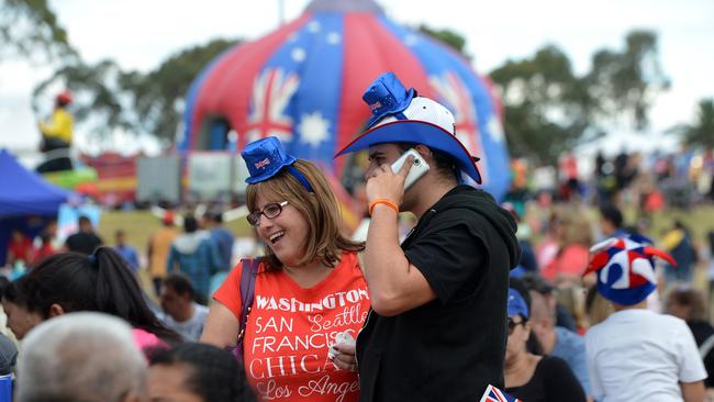 Liverpool's Australia Day celebrations at Woodward Park, Liverpool. Picture: Timothy Clapin