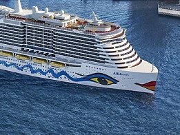 The new AIDAnove cruise ship. Picture: Aida cruises