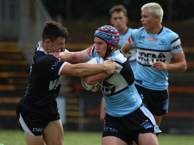 IsaacDawsonPicture: Warren Gannon Photography. NSWRL Junior Reps finals week two, Harold Matthews Cup. Western Suburbs Magpies vs Cronulla Sharks at Leichhardt Oval, 20 April 2024