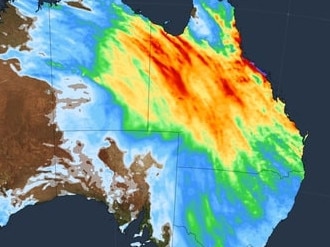 Weatherzone's accumulating rain predictions until 10pm on July 4. Picture: Weatherzone