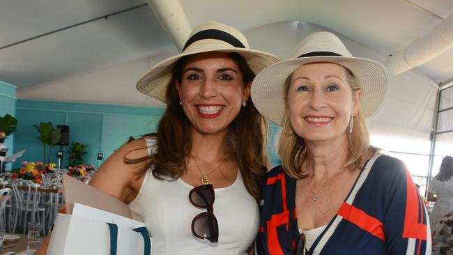 MAGIC MILLIONS 2022: Alex Bettencourt-Luck and Hillary Christiansen at Pacific Fair Magic Millions Polo at Main Beach. Picture: Regina King