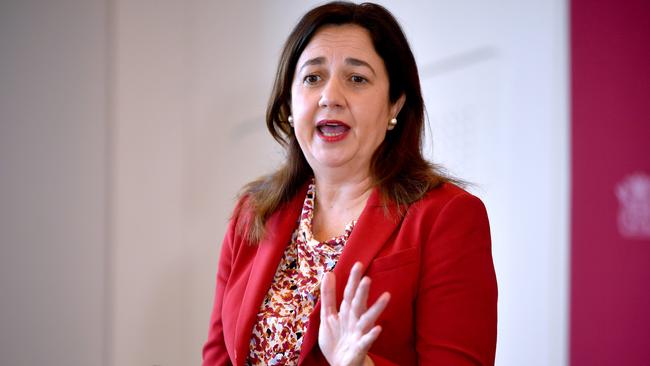 Premier Annastacia Palaszczuk expressed her confidence in the CCC. Picture: NCA NewsWire/John Gass