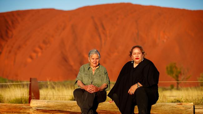 Pat Anderson and Megan Davis. Picture: Ben Fry