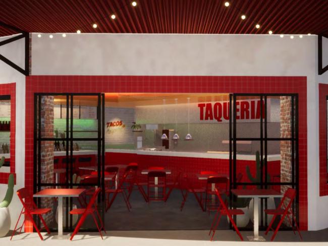 An artist's impression of the new Cartel Del Taco in New Farm is pretty spot on.