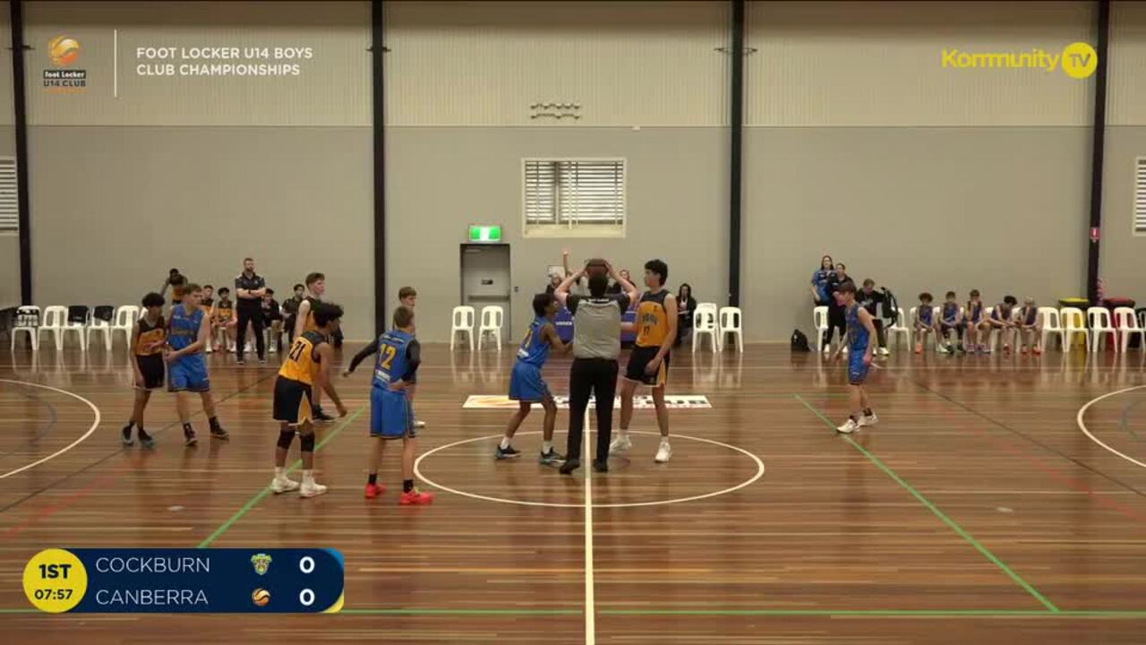 Replay: Cockburn Cougars v Canberra (Boys)  - 2024 Basketball Australia U14 Club Championships Day 2