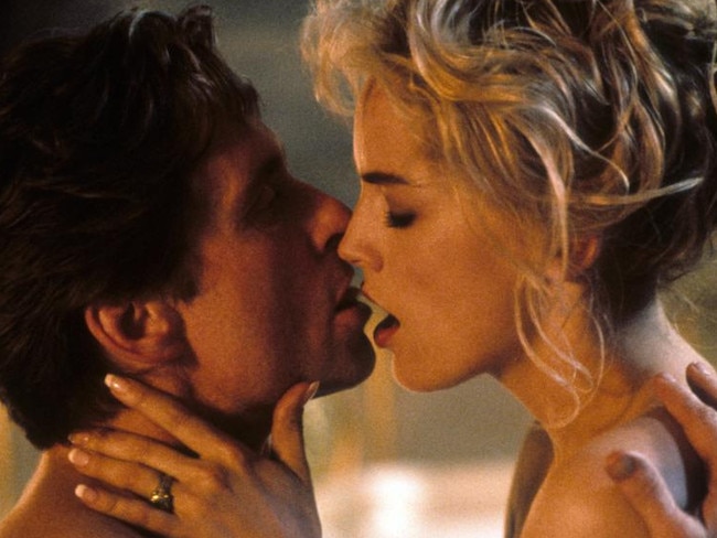 Michael Douglas and Sharon Stone in Basic Instinct. Picture: TriStar/Getty Images