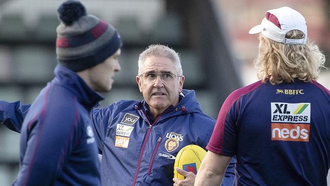 Brisbane Lions coach Chris Fagan at Blundstone Arena. Picture: Chris Kidd