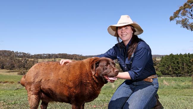 Samantha Larter: I’ve always been passionate about agriculture”. Picture: Toby Zerna