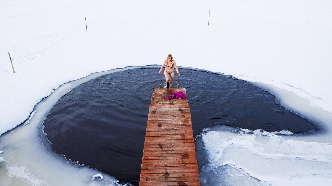 Ice swimming in Finland. Picture: Mikko Ryhanen T+L COLD