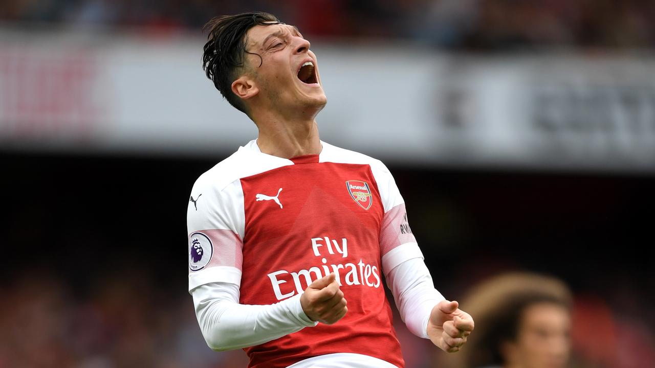 Mesut Ozil did not feature for Arsenal against London rivals West Ham.