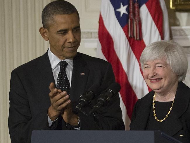 Janet Yellen, current vice chairman of the US Federal Reserve and President Barack Obama's nominee as chairman of the Federal Reserve. Picture: Getty 