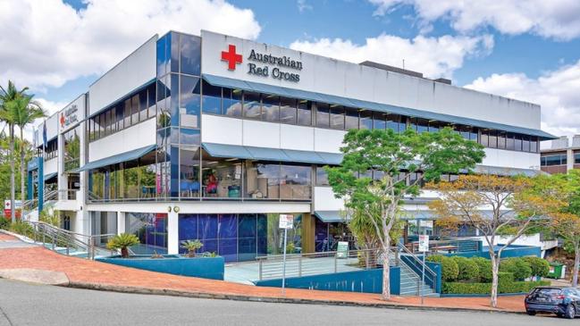 The Red Cross’ Brisbane head office at 49 Park Rd, Milton.