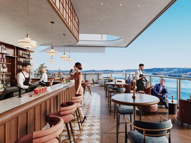 Updates images of the $375m Archibald by ALAND development in the heart of Gosford have been revealed including Gosford's highest bar.