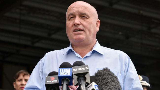 Police Minister David Elliott has been critical of the cashless card proposal. Picture: NCA NewsWire / Flavio Brancaleone