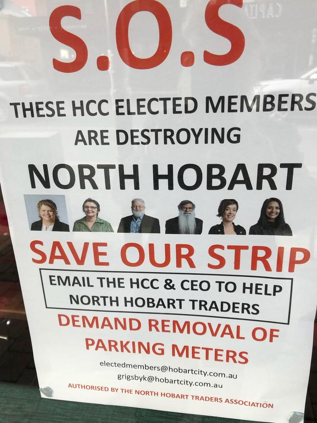 Breaking News Breaking News Posters circulated around North Hobart. Pic: Supplied