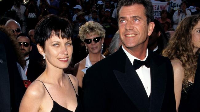 Robyn Moore and Mel Gibson.