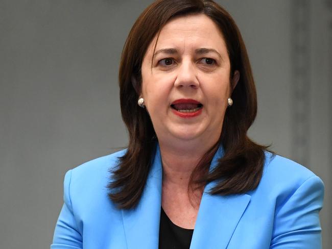 BRISBANE, AUSTRALIA - NewsWire Photos - SEPTEMBER 9, 2020.Queensland Premier Annastacia Palaszczuk speaks during Question Time at Parliament House in Brisbane.Photo: NCA NewsWire / Dan Peled