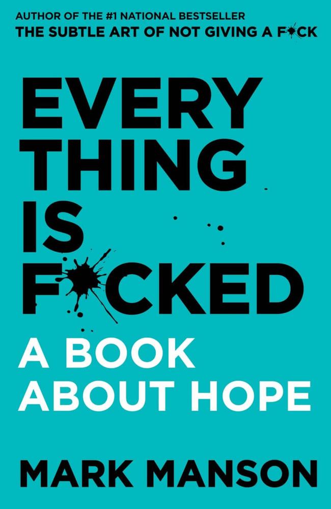 Mark Manson's second book came after he accepted Everything Is F*cked. Picture: Supplied