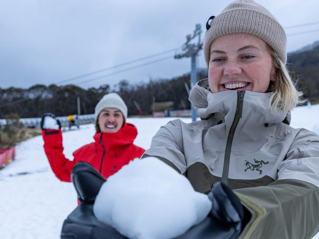 Fresh powder at Thredbo. Picture: Justine Fisher