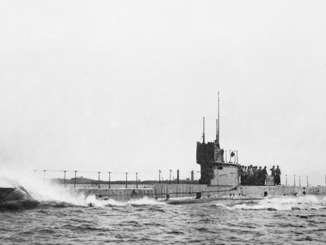 TThe lost Australian submarine HMAS AE1. Picture: Supplied