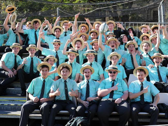 Brisbane Boys' College vs Ipswich Grammar School rugby at BBC, Brisbane 17th of August 2019.  (AAP Image/Josh Woning)