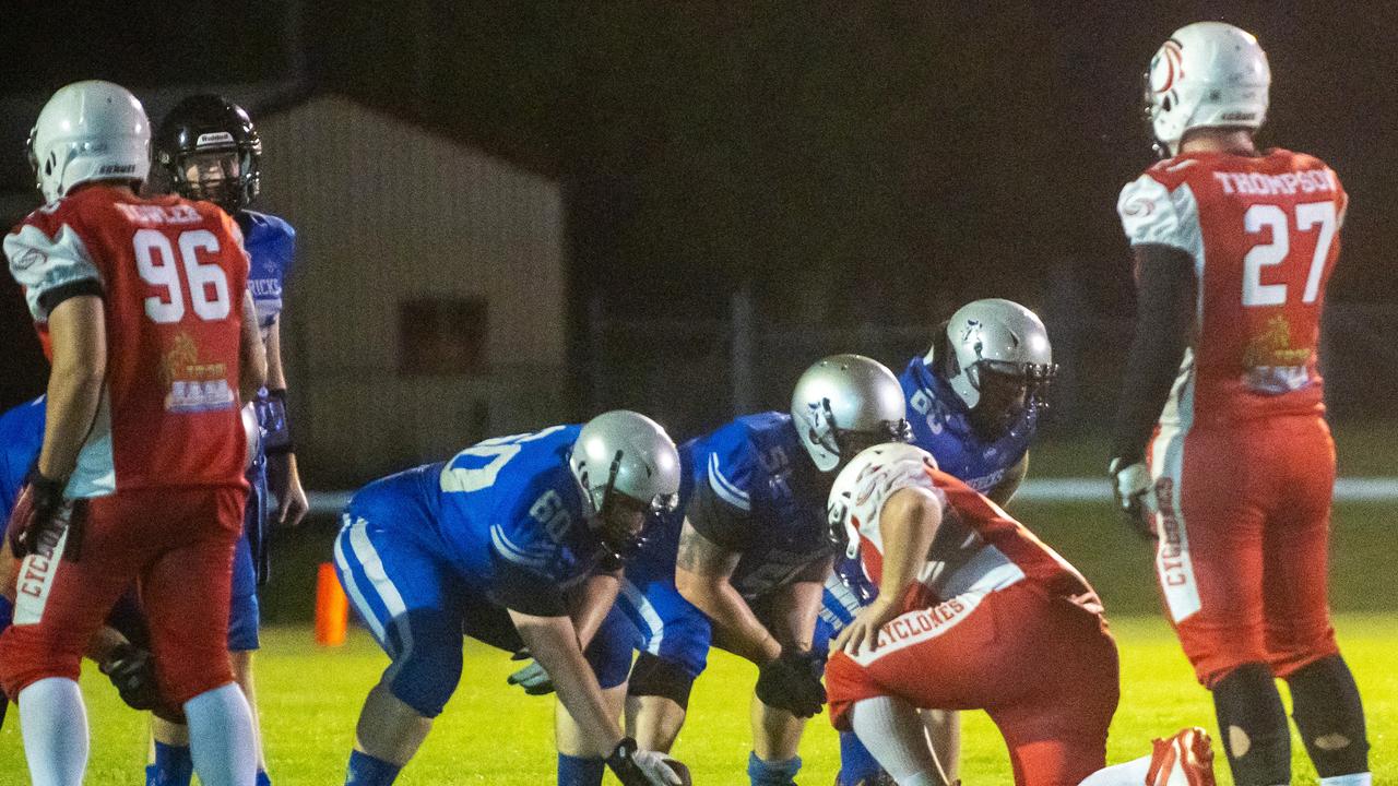 Mackay Gridiron vs Townsville Cyclones at West Tiger Park Walkerston. Saturday 20 January 2024 Picture:Michaela Harlow