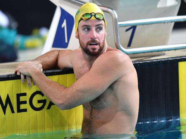 James Magnussen preparing for what may be his grand finale. Picture: AAP