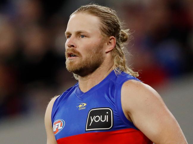 MELBOURNE, AUSTRALIA - SEPTEMBER 09: Daniel Rich of the Lions looks on during the 2022 AFL Second Semi Final match between the Melbourne Demons and the Brisbane Lions at the Melbourne Cricket Ground on September 9, 2022 in Melbourne, Australia. (Photo by Dylan Burns/AFL Photos via Getty Images)